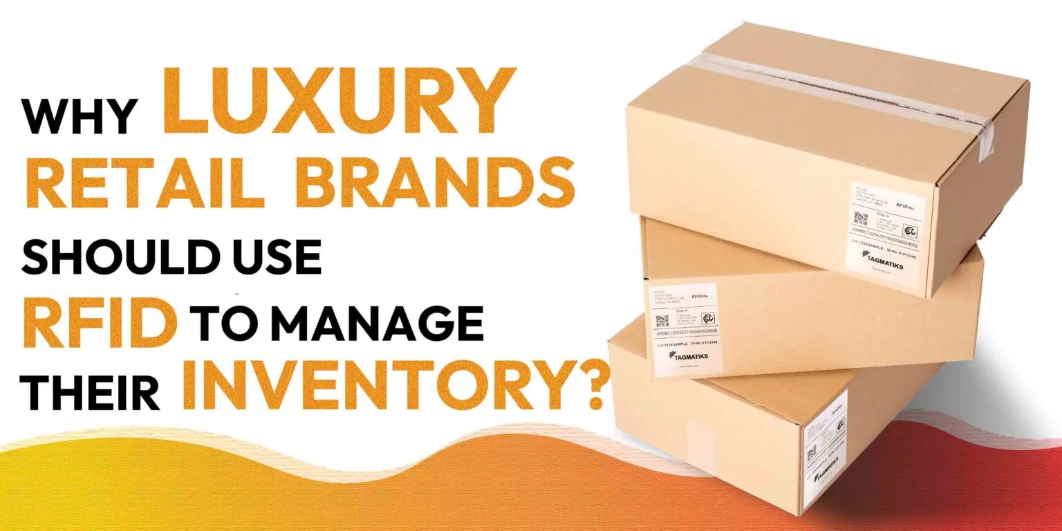 Illustration accompanying the section on luxury retail brands using RFID for inventory