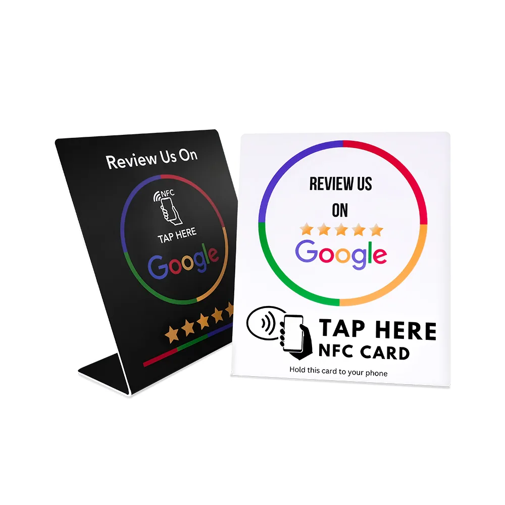 NFC Review Stand – PVC – 213 – 120×190 mm product photograph