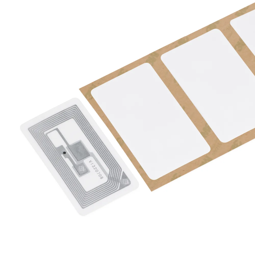 NFC Label – PET & 3M Adhesives – TV02KC – 42×27 mm product photograph