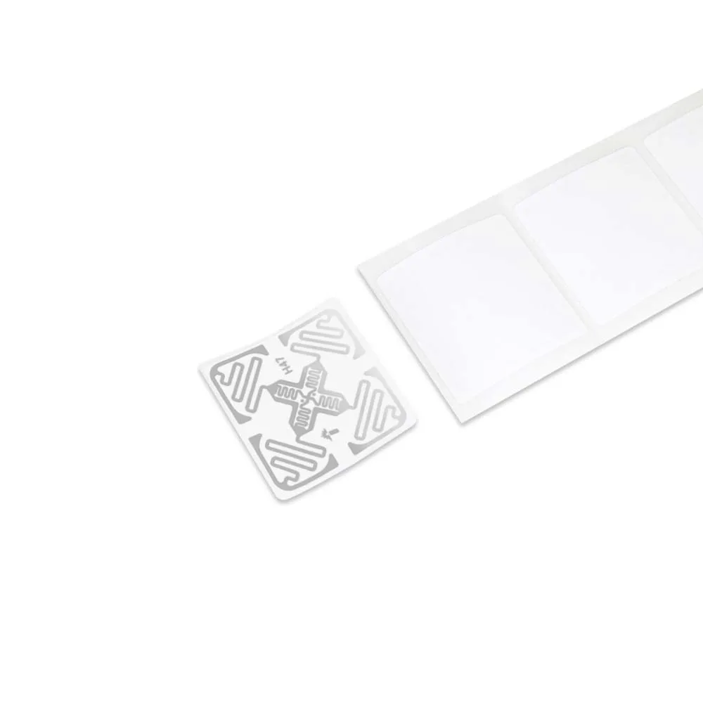 UHF RFID Label – Tamper Evident – 4QT – 48×48 mm product photograph