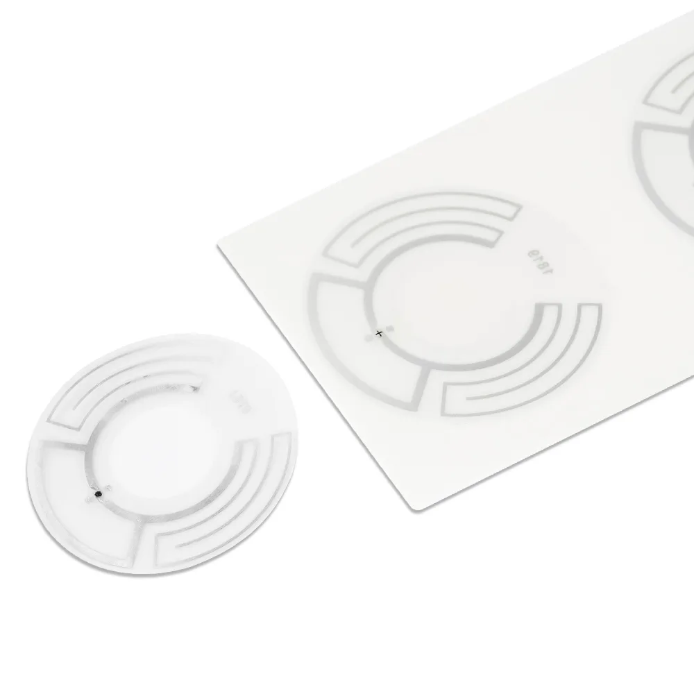 UHF RFID Round Wet Inlay – PET – 9 – Ø38 mm product photograph