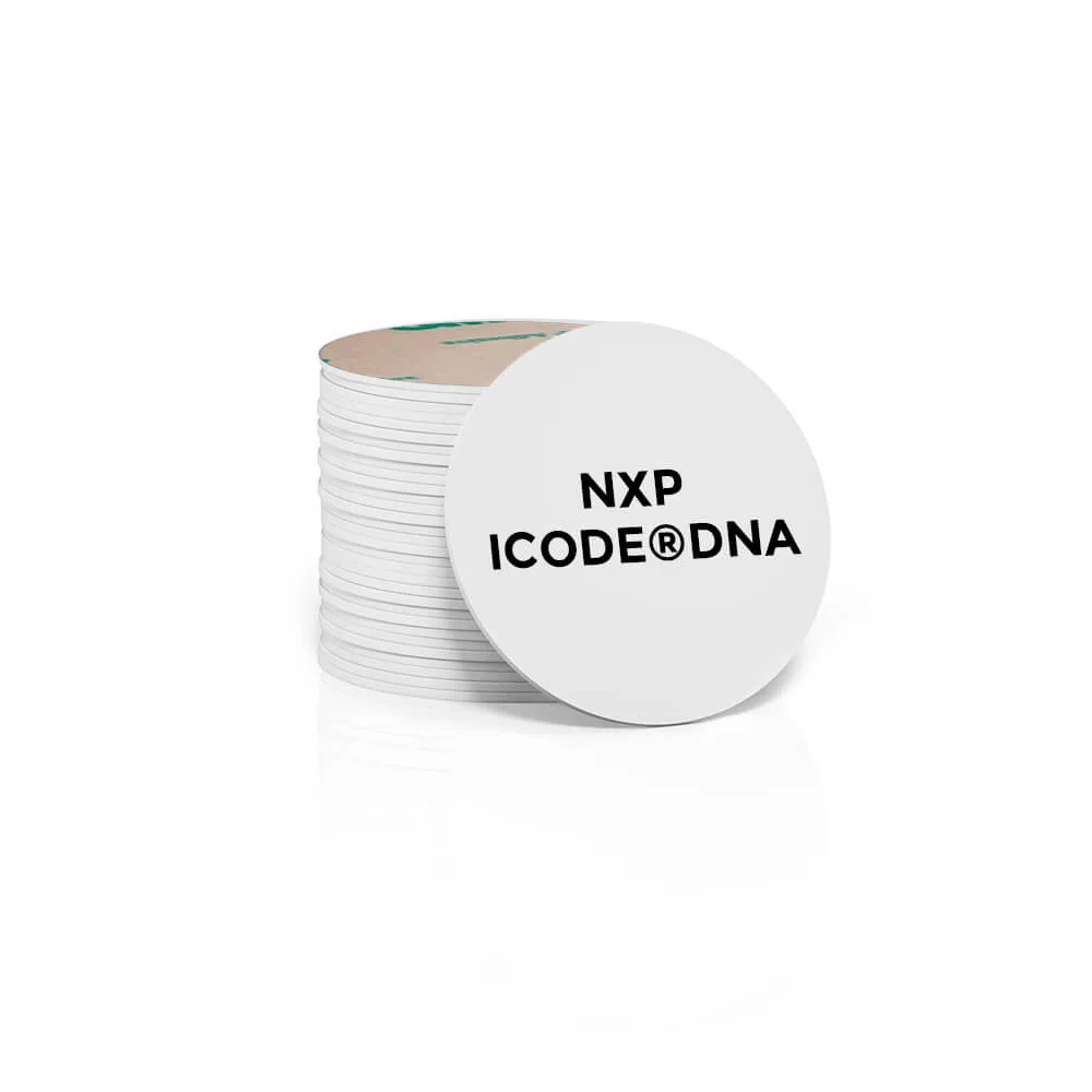 HF RFID Tag – PET & 3M Adhesive – DNA – 35×0.73 mm product photograph